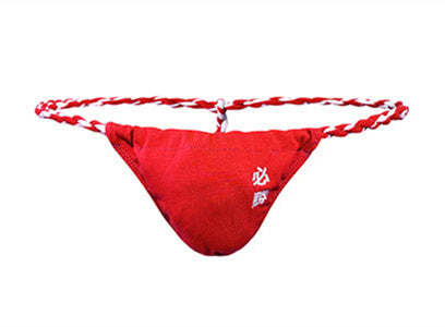 Valentine's Day Gift Men's Thong Embroidery